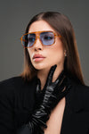 LUCA Amber Tortoiseshell/Blue